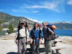 John Muir trail with dad and cousin Jacob.